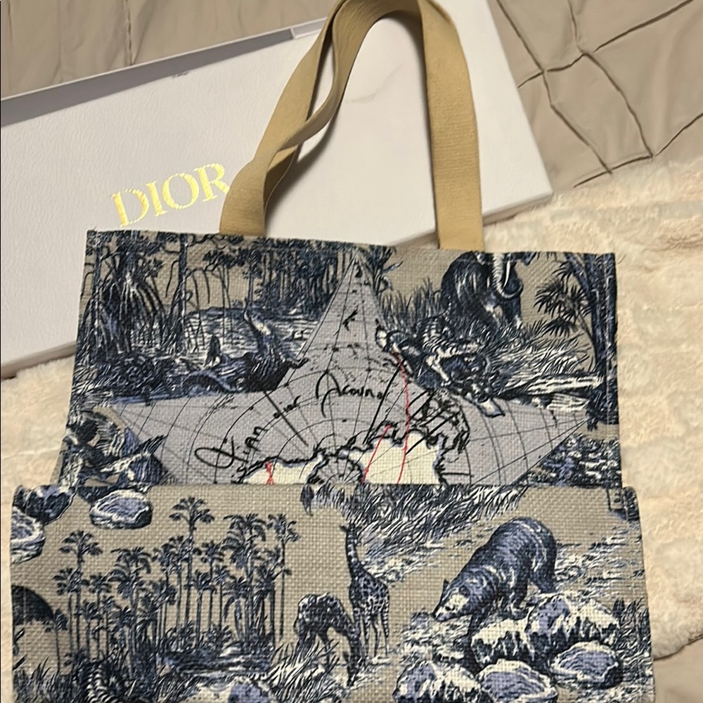 099. Dior Around the world Make up Tote